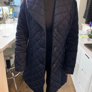Tahari quitled navy jacket